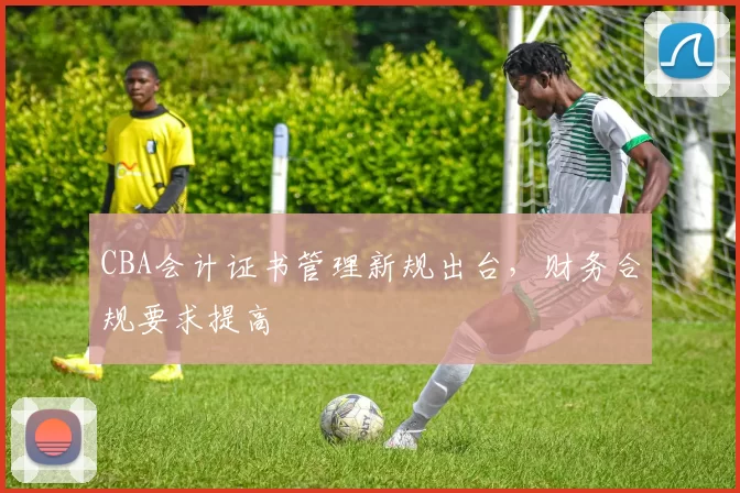CBA会计证书管理新规出台，财务合规要求提高