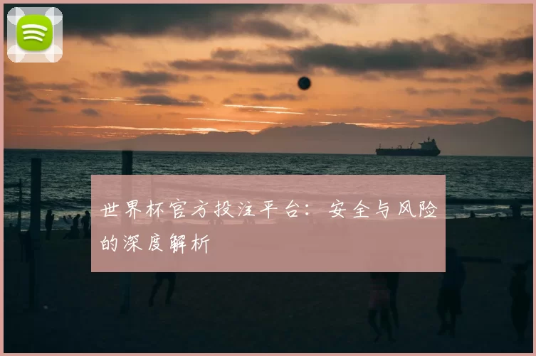 世界杯官方投注平台：安全与风险的深度解析