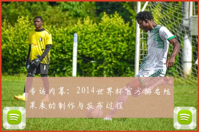 专访内幕:2014世界杯官方排名结果表的制作与发布过程